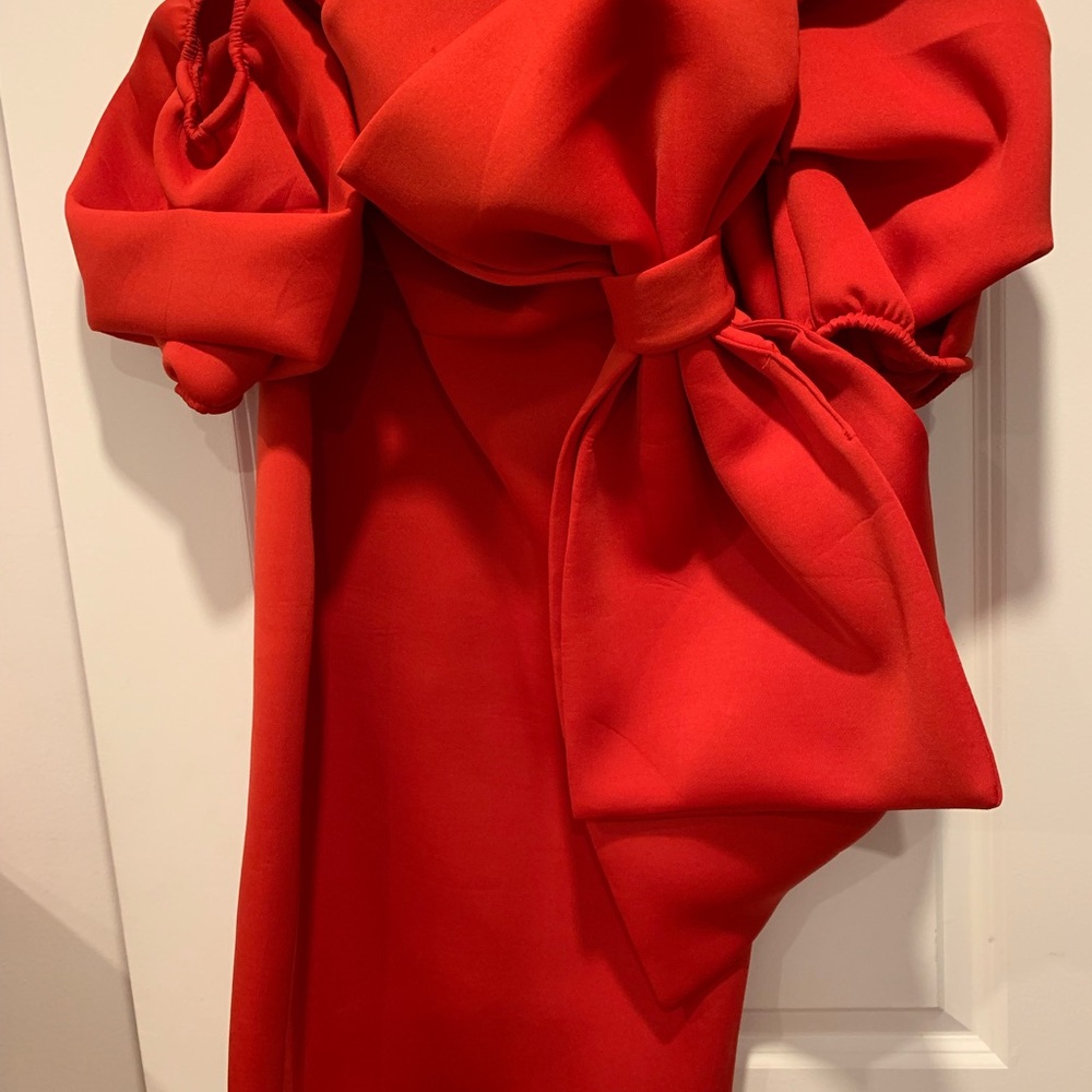 Red Big Bow Dress - Picture 3 of 4